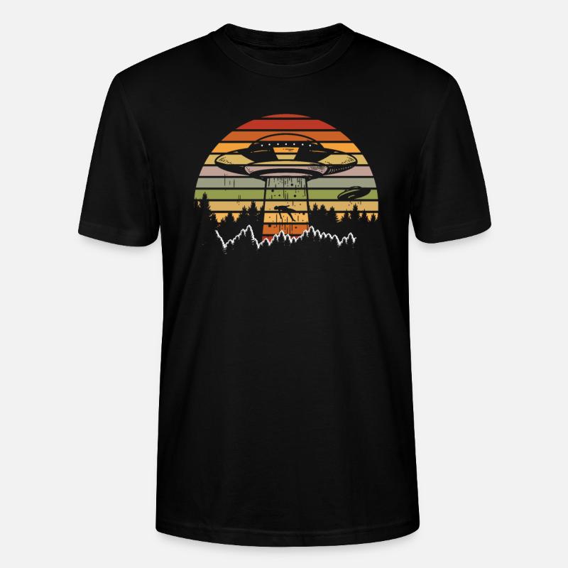 Drôle de cadeau extraterrestre extraterrestre - T-shirt bio CRAFTER Stanley Stella Unisexe - noir