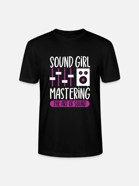 Sound Girl - Sound Engineer - Stanley/Stella CRAFTER Unisex Organic T-Shirt - black