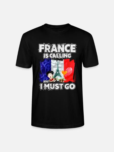 Frankreich - Stanley/Stella Unisex Bio-T-Shirt CRAFTER - Schwarz