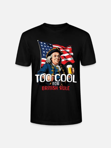 No British rule Celebrate the - Stanley/Stella CRAFTER Unisex Organic T-Shirt - black