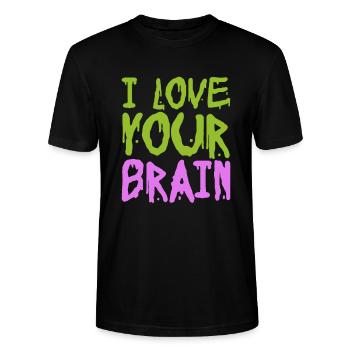 Zombie Zombie-Jäger Zombieapokalypse Geschenk - Stanley/Stella Unisex Bio-T-Shirt CRAFTER - Schwarz - Vorne - Alina (178cm) & Michal (187cm)