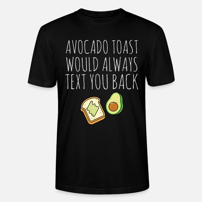 Avocado - Stanley/Stella Unisex Bio-T-Shirt CRAFTER - Schwarz