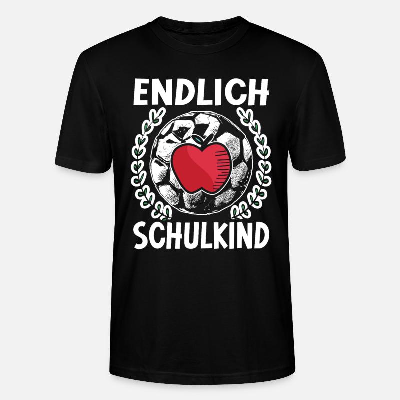 School 1. Grade - Stanley/Stella Unisex Bio-T-Shirt CRAFTER - Schwarz