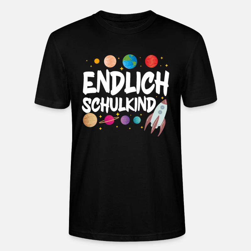 École 1ère année - T-shirt bio CRAFTER Stanley Stella Unisexe - noir