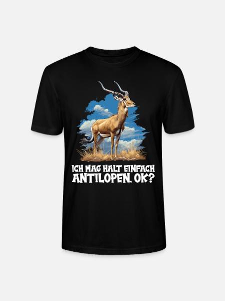 Antelope Antilopen Antilope - Stanley/Stella Unisex Bio-T-Shirt CRAFTER - Schwarz