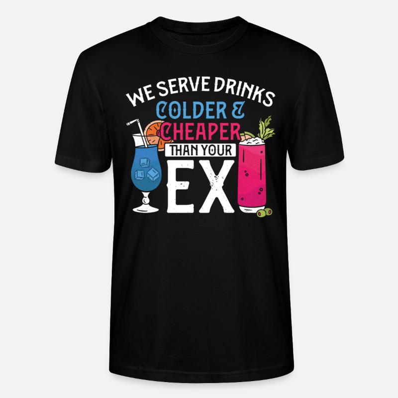 Bartender Mixologist We Serve - Stanley/Stella Unisex Bio-T-Shirt CRAFTER - Schwarz