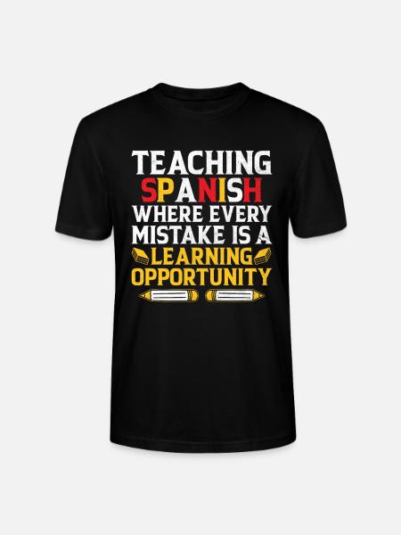 Fremdsprachenlehrer Schule Sprachlehrer - Stanley/Stella Unisex Bio-T-Shirt CRAFTER - Schwarz