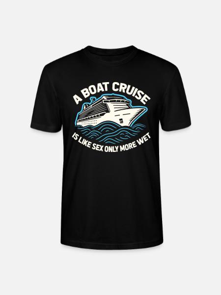 Cruise Funny - Stanley/Stella CRAFTER Unisex Organic T-Shirt - black
