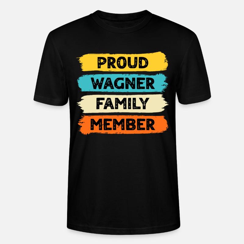 Stolzer Wagner - Stanley/Stella Unisex Bio-T-Shirt CRAFTER - Schwarz