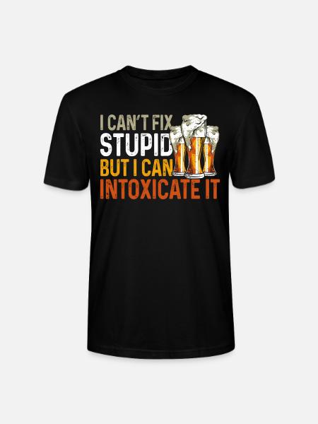 Bartender Mixologist I Can't Fix - Stanley/Stella CRAFTER Unisex Organic T-Shirt - black