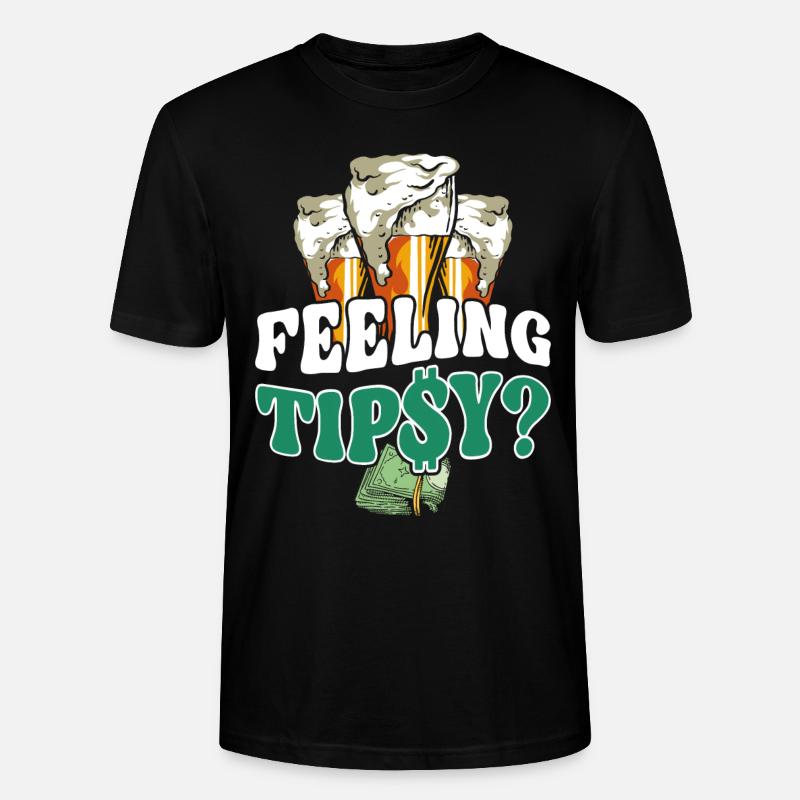 Bartender Mixologist Feeling - Stanley/Stella CRAFTER Unisex Organic T-Shirt - black