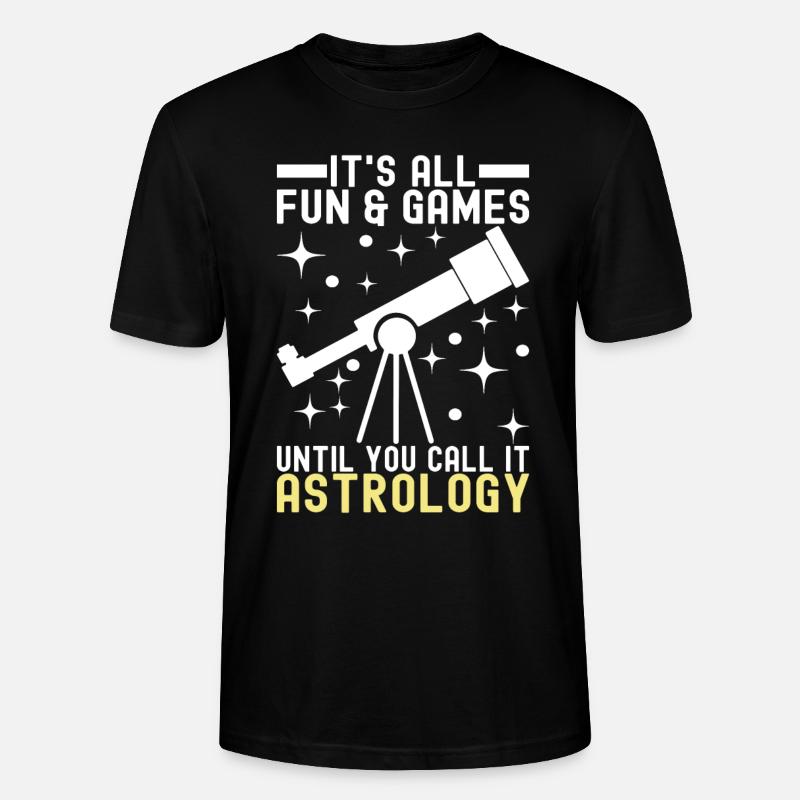 Astronomie Atronome - T-shirt bio CRAFTER Stanley Stella Unisexe - noir