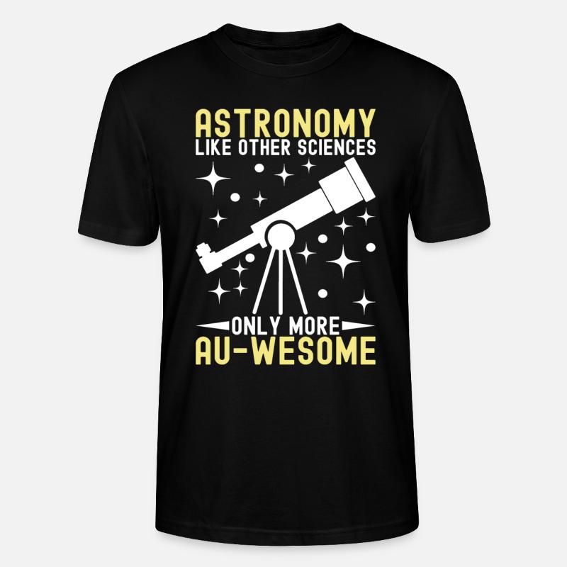 Astronomie Atronome - T-shirt bio CRAFTER Stanley Stella Unisexe - noir