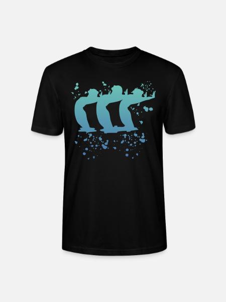 Artistic Swim Team Synchronized Swimming - Stanley/Stella CRAFTER Unisex Organic T-Shirt - black