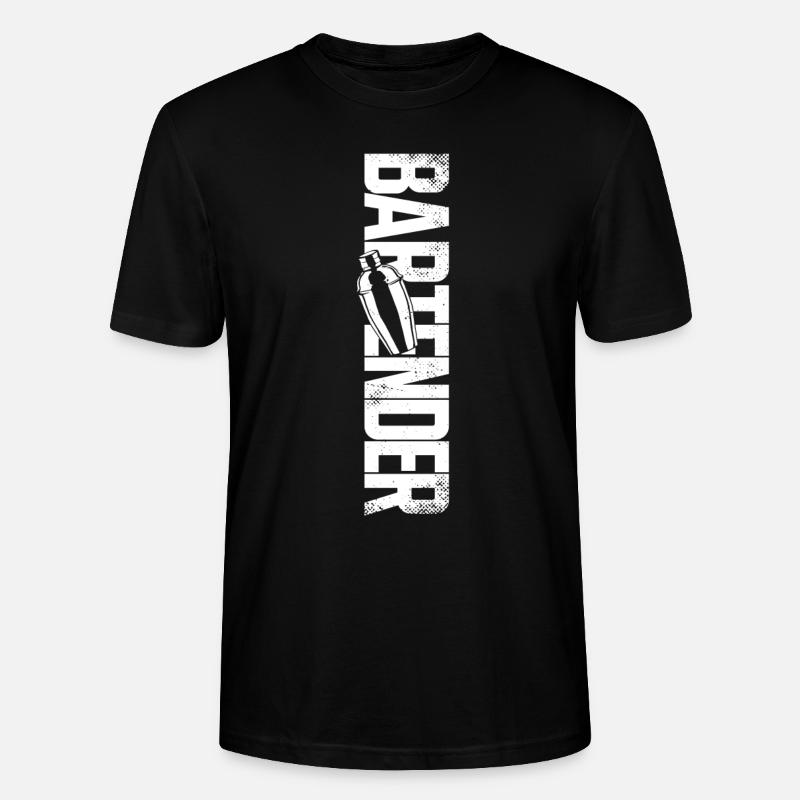 Bartender Mixologist Bartender - Stanley/Stella Unisex Bio-T-Shirt CRAFTER - Schwarz