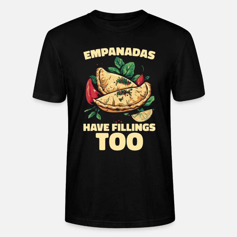 Empanada Dumpling Espagnole Mexicaine - T-shirt bio CRAFTER Stanley Stella Unisexe - noir