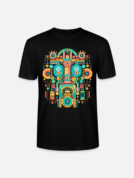 Maya-gud Maya-mytologi Itzamna - Stanley Stella CRAFTER unisex økologisk-T-shirt - sort