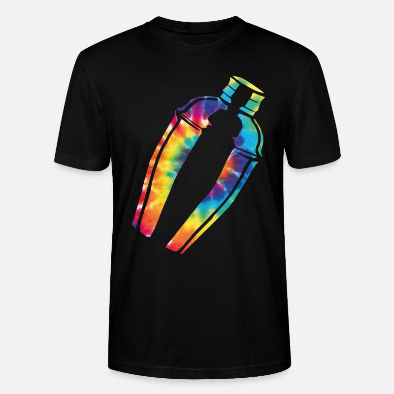 Bartender Mixologist Tie Dye - Stanley/Stella Unisex Bio-T-Shirt CRAFTER - Schwarz