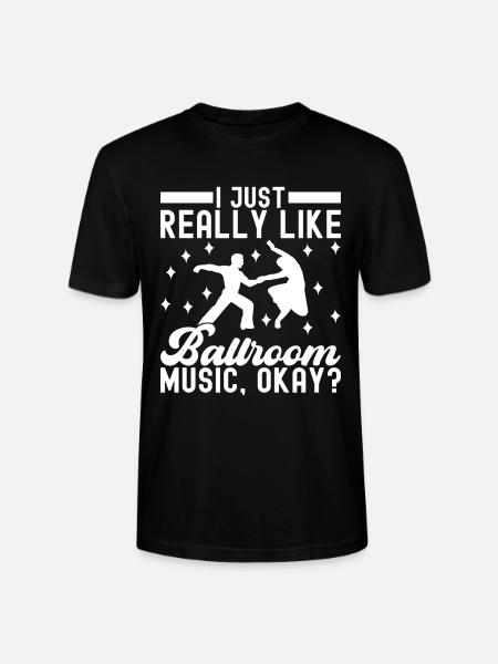Ballsaal Tanz Ballsaaltänzer Gesellschaftstänzer - Stanley/Stella Unisex Bio-T-Shirt CRAFTER - Schwarz