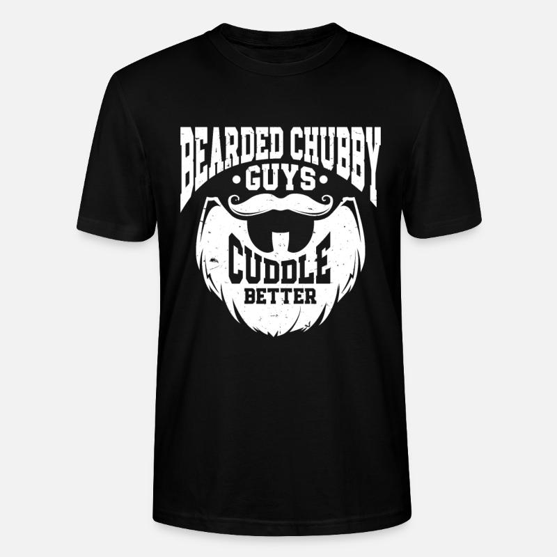 Beard Quote Bearded Men - Stanley/Stella Unisex Bio-T-Shirt CRAFTER - Schwarz