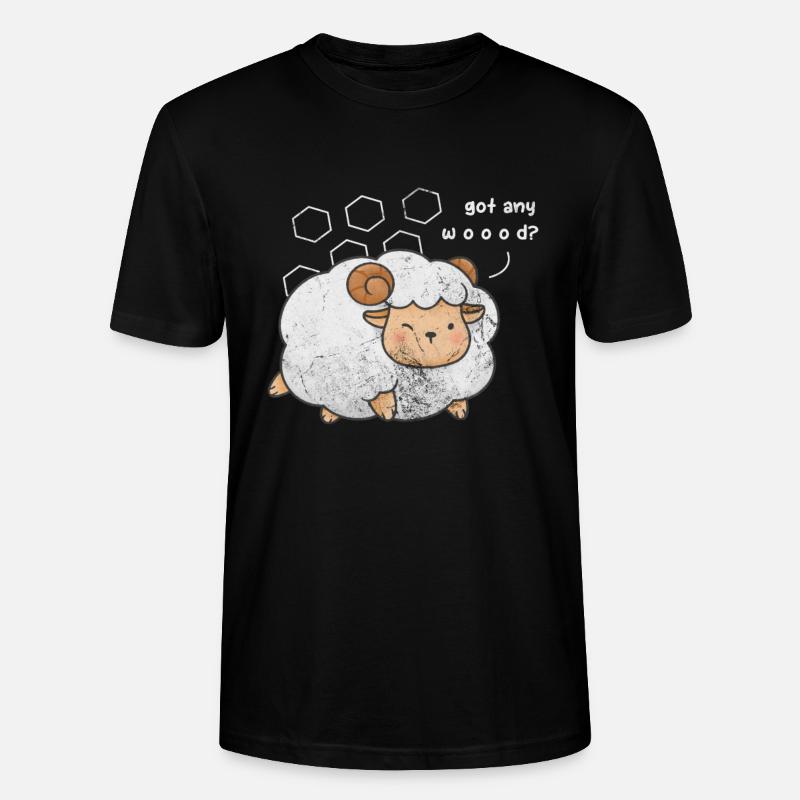 Brettspiel - Stanley/Stella Unisex Bio-T-Shirt CRAFTER - Schwarz