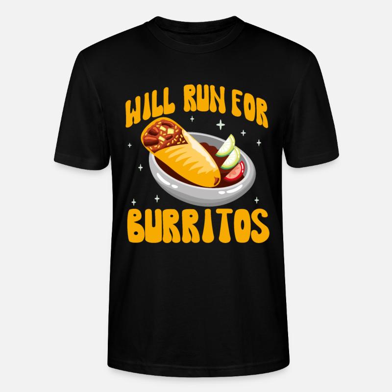 Burrito Gift - Stanley/Stella Unisex Bio-T-Shirt CRAFTER - Schwarz