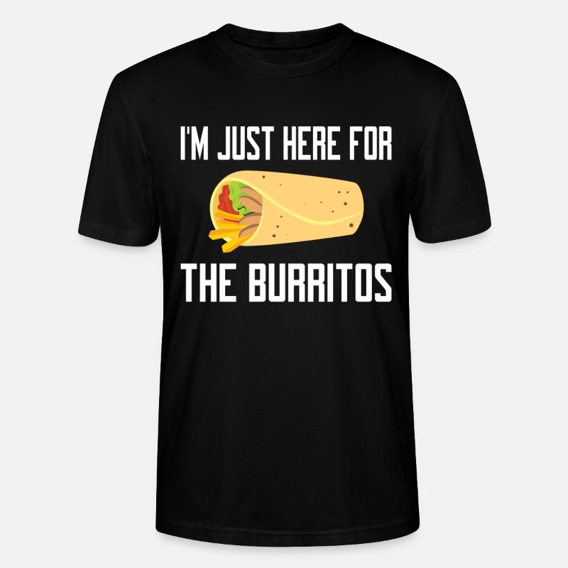 Burrito Gift - Stanley/Stella Unisex Bio-T-Shirt CRAFTER - Schwarz