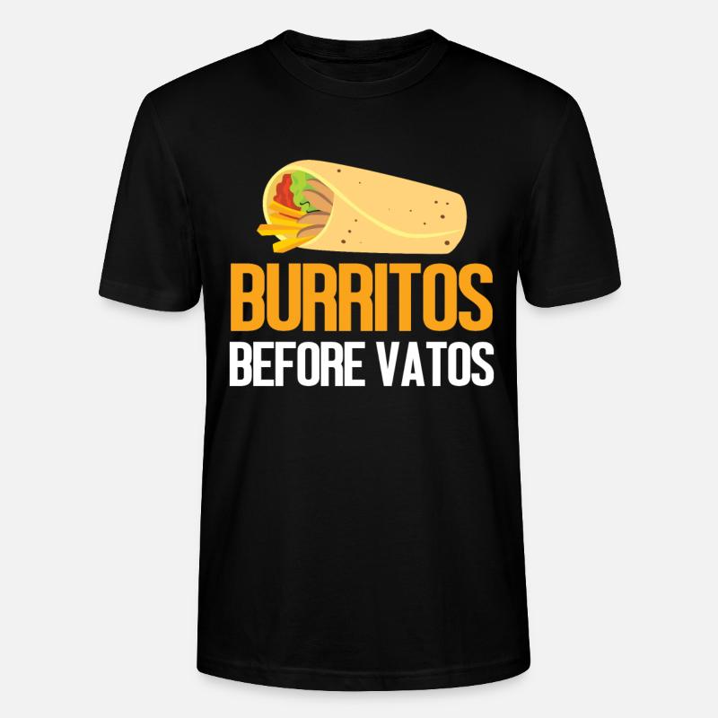 Burrito Gift - Stanley/Stella Unisex Bio-T-Shirt CRAFTER - Schwarz