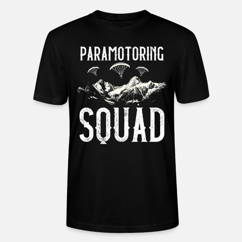 Paramoteur paramoteur - T-shirt bio CRAFTER Stanley Stella Unisexe - noir