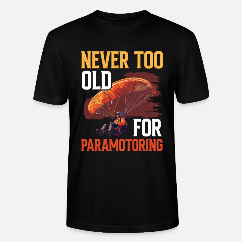 Paramotoring paramotoring - Stanley/Stella CRAFTER Unisex Organic T-Shirt - black