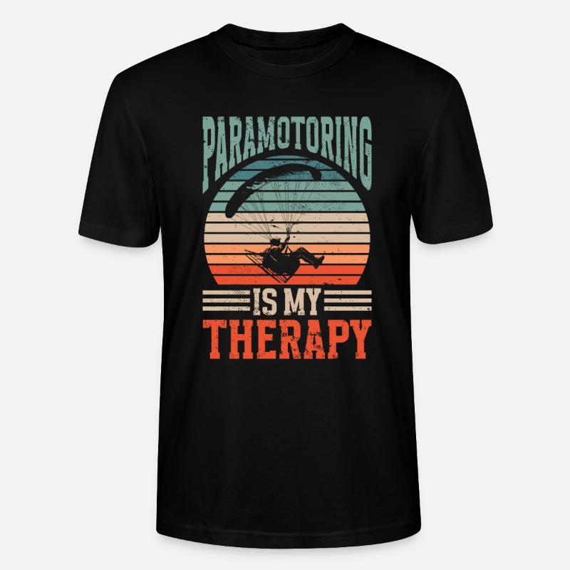 Paramoteur paramoteur - T-shirt bio CRAFTER Stanley Stella Unisexe - noir