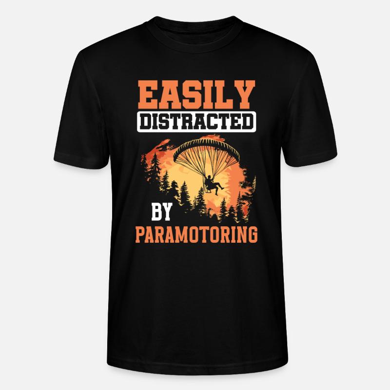 Paramoteur paramoteur - T-shirt bio CRAFTER Stanley Stella Unisexe - noir