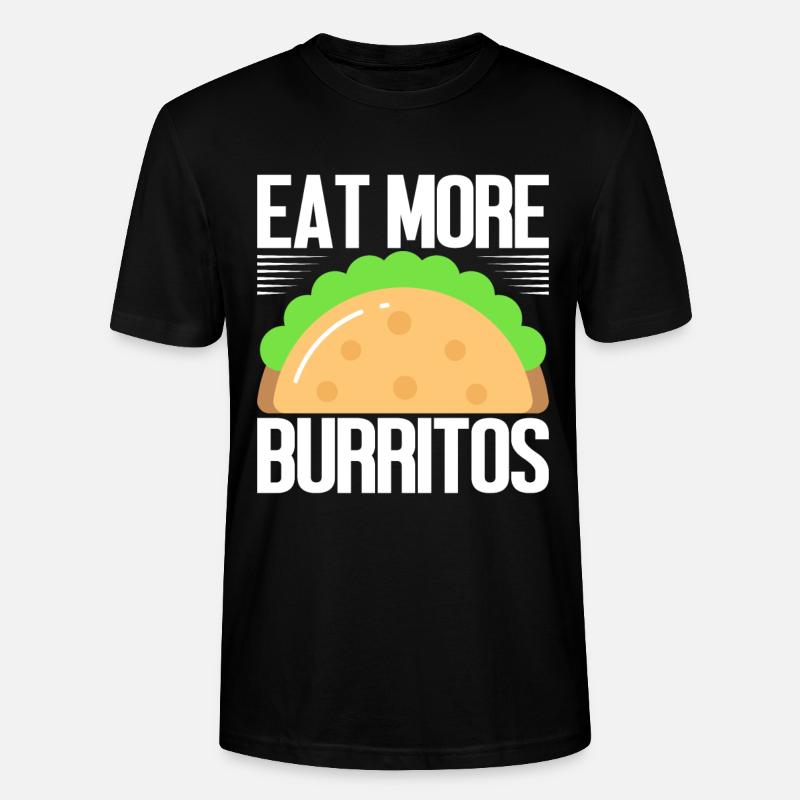 Burrito Gift - Stanley/Stella Unisex Bio-T-Shirt CRAFTER - Schwarz