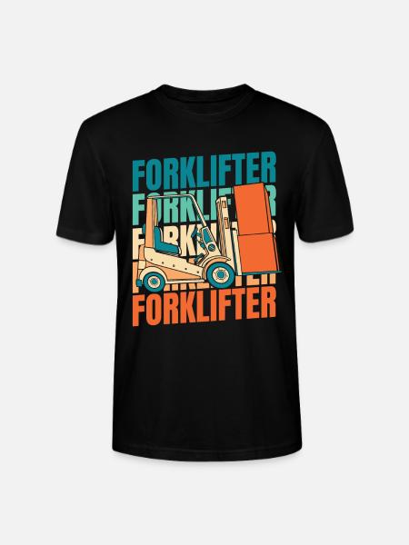 Forklift Forklift Driver - Stanley/Stella CRAFTER Unisex Organic T-Shirt - black