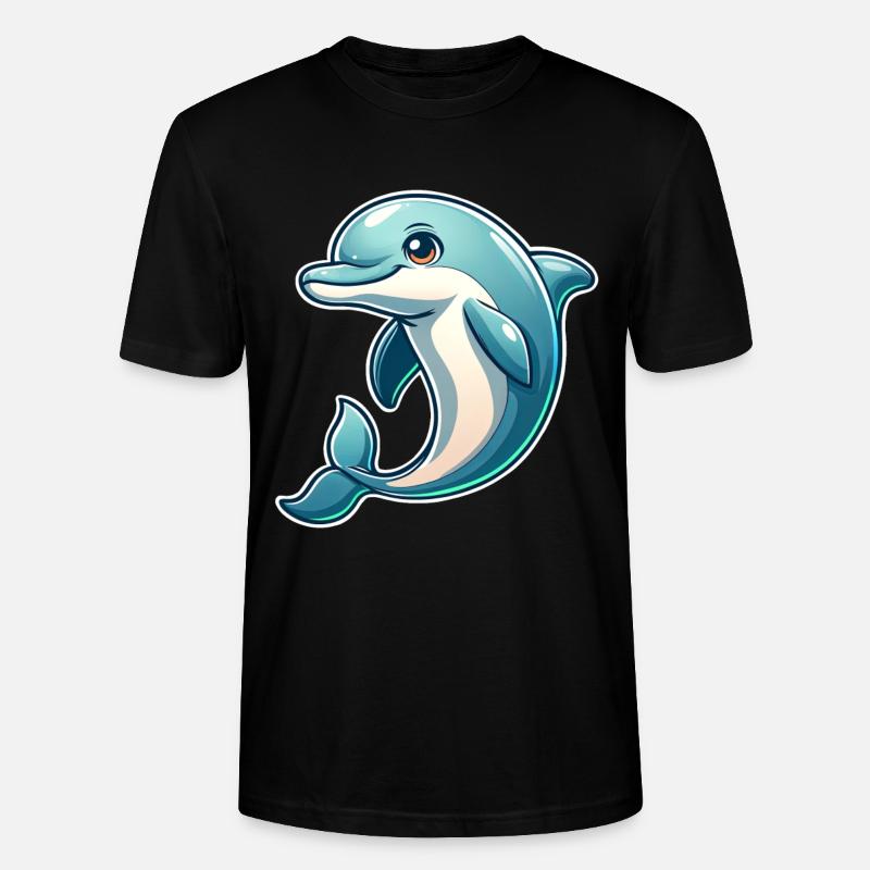Delfin - Stanley/Stella Unisex Bio-T-Shirt CRAFTER - Schwarz