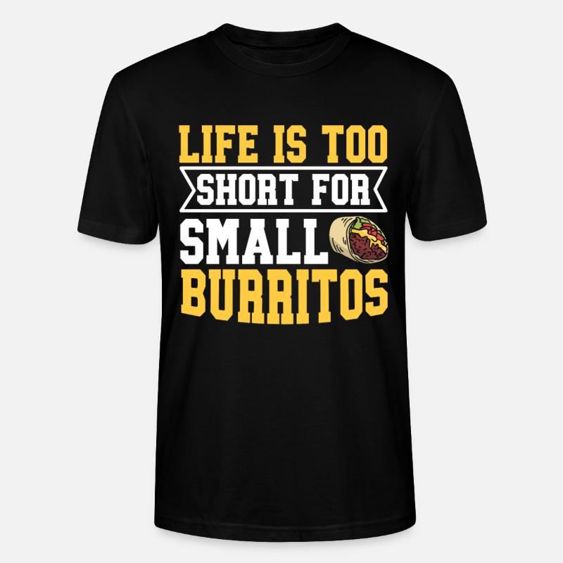 Burrito Gift - Stanley/Stella Unisex Bio-T-Shirt CRAFTER - Schwarz