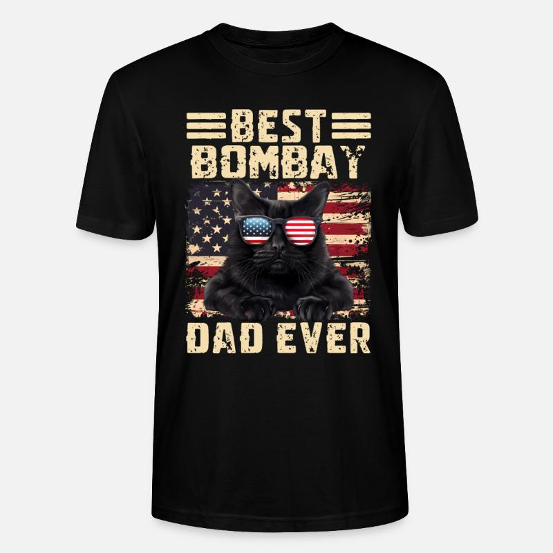 Bombay Papa - Stanley/Stella Unisex Bio-T-Shirt CRAFTER - Schwarz