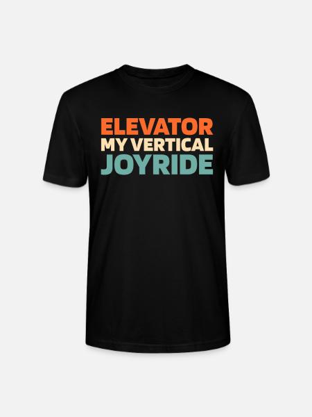 Elevator Elevator - Stanley/Stella CRAFTER Unisex Organic T-Shirt - black