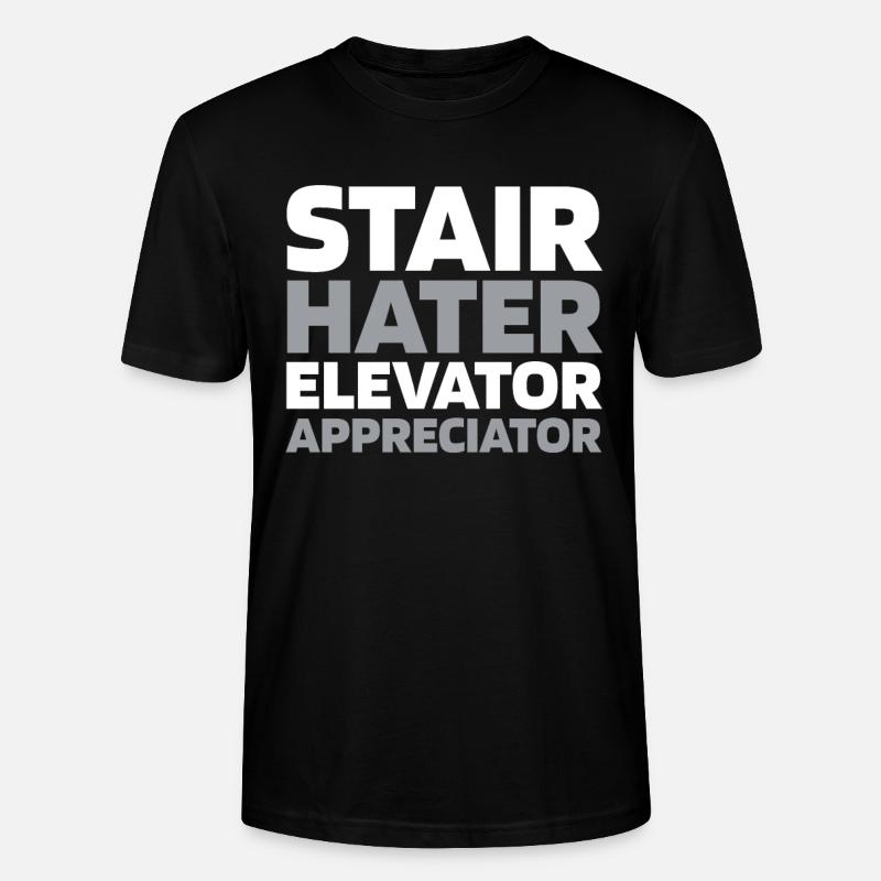 Elevator Elevator - Stanley/Stella CRAFTER Unisex Organic T-Shirt - black