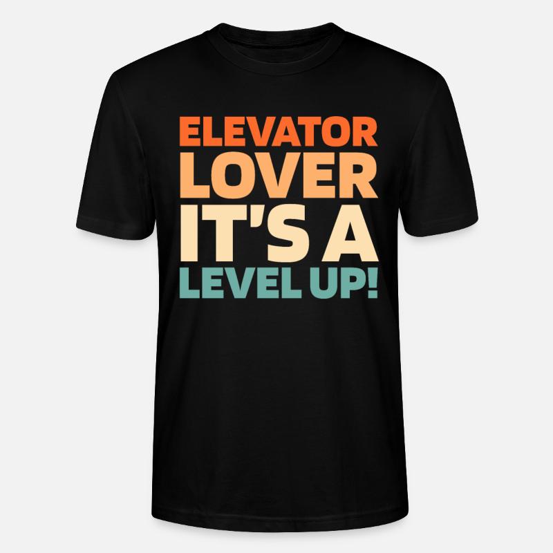 Elevator Elevator - Stanley/Stella CRAFTER Unisex Organic T-Shirt - black