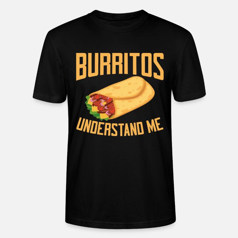 Burrito Gift - Stanley/Stella Unisex Bio-T-Shirt CRAFTER - Schwarz