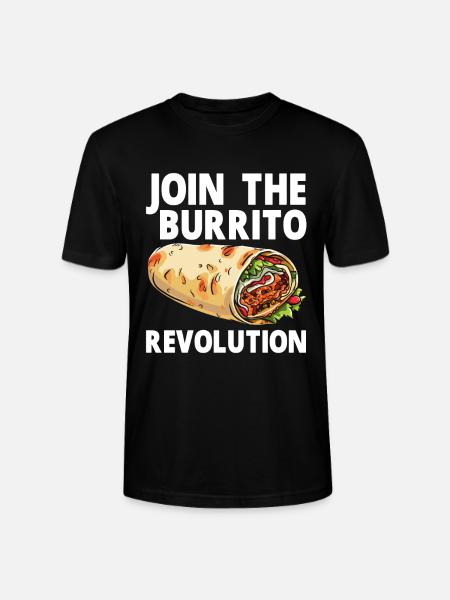 Burrito Gift - Stanley/Stella CRAFTER Unisex Organic T-Shirt - black