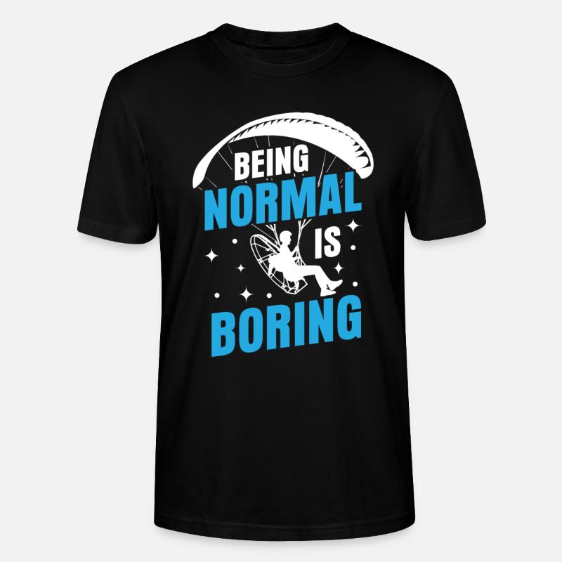 Paramoteur Paramoteur - T-shirt bio CRAFTER Stanley Stella Unisexe - noir