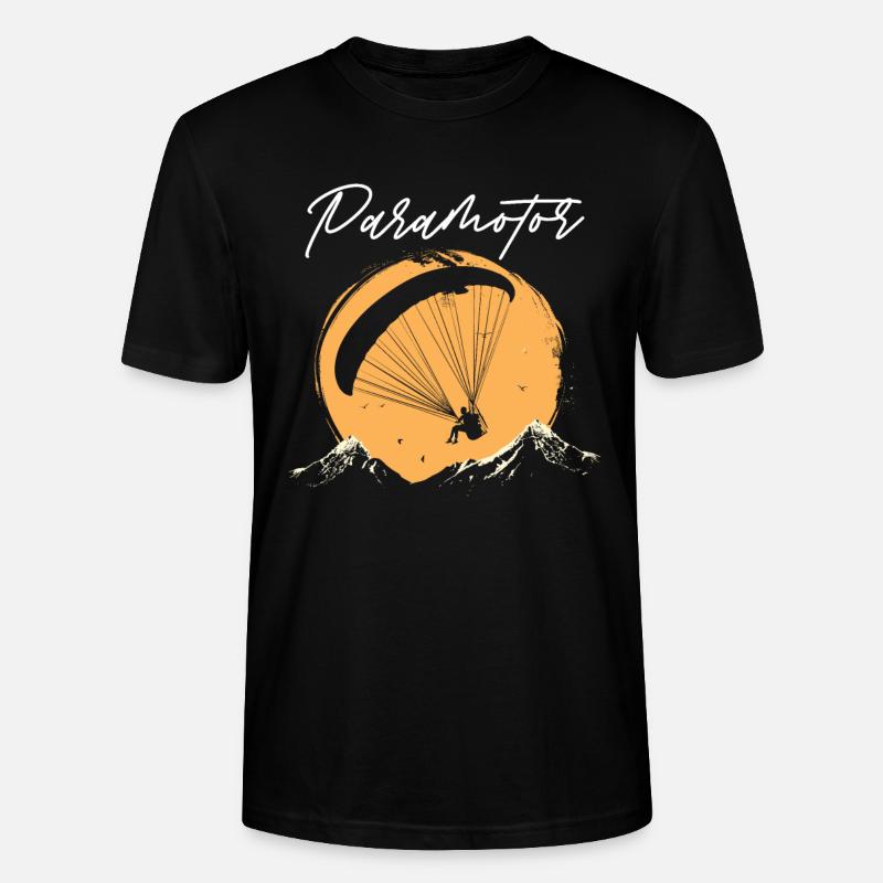 Paramoteur Paramoteur - T-shirt bio CRAFTER Stanley Stella Unisexe - noir