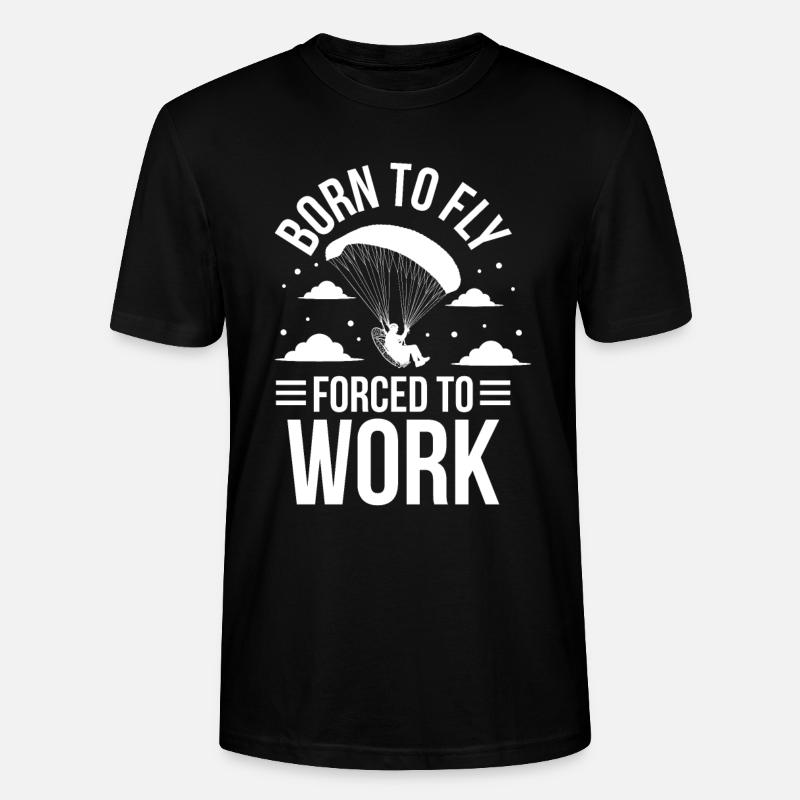 Paramoteur Paramoteur - T-shirt bio CRAFTER Stanley Stella Unisexe - noir