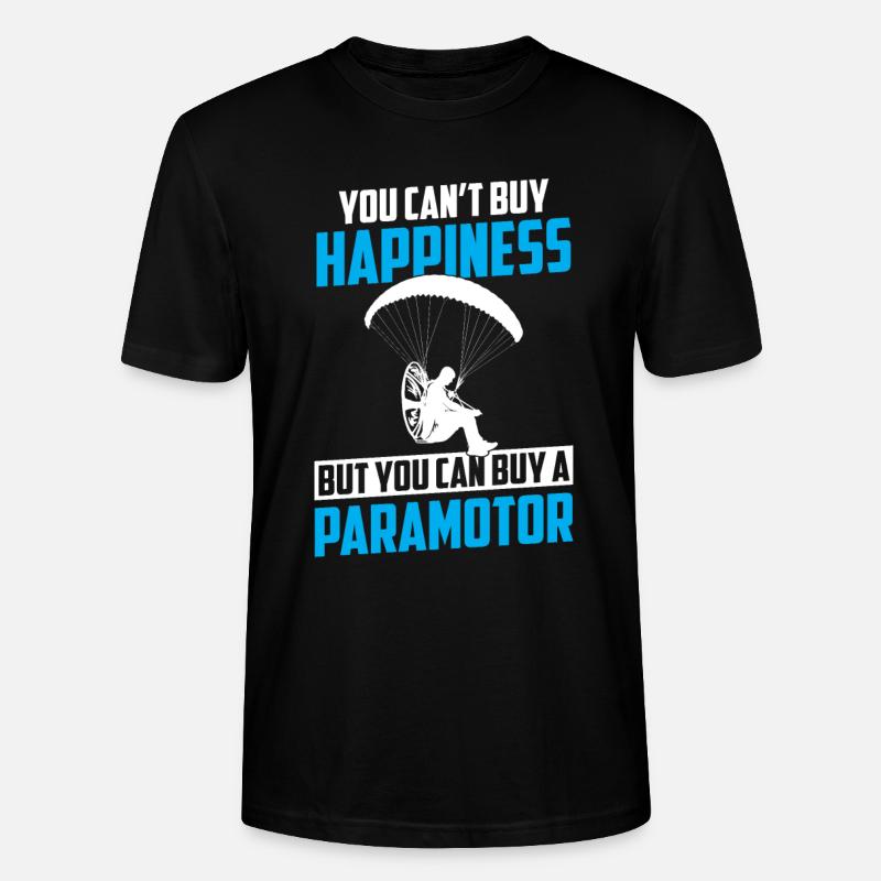 Paramoteur Paramoteur - T-shirt bio CRAFTER Stanley Stella Unisexe - noir