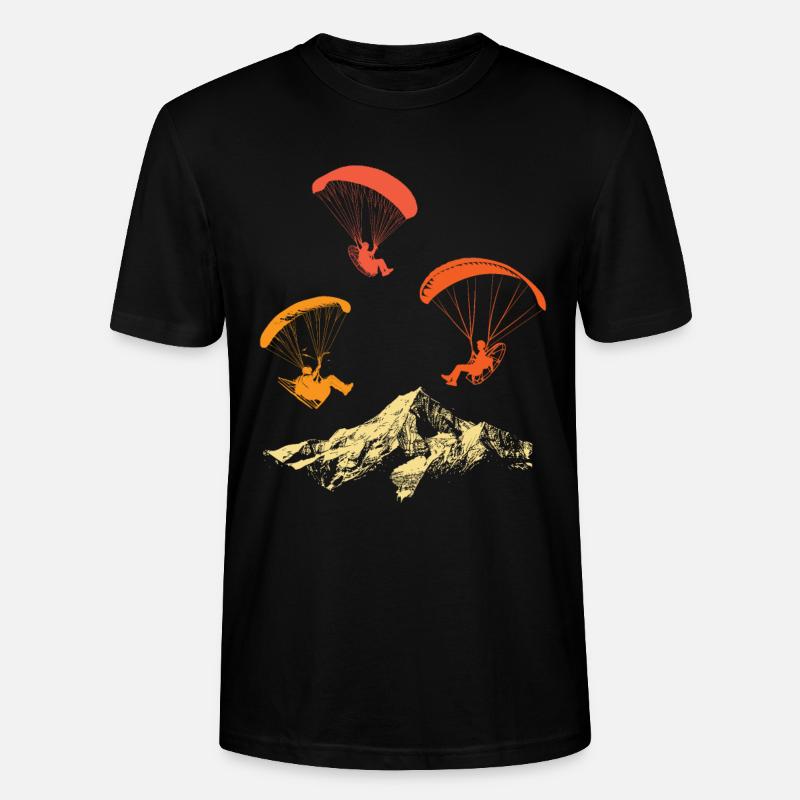 Paramotoring paramotoring - Stanley/Stella CRAFTER Unisex Organic T-Shirt - black