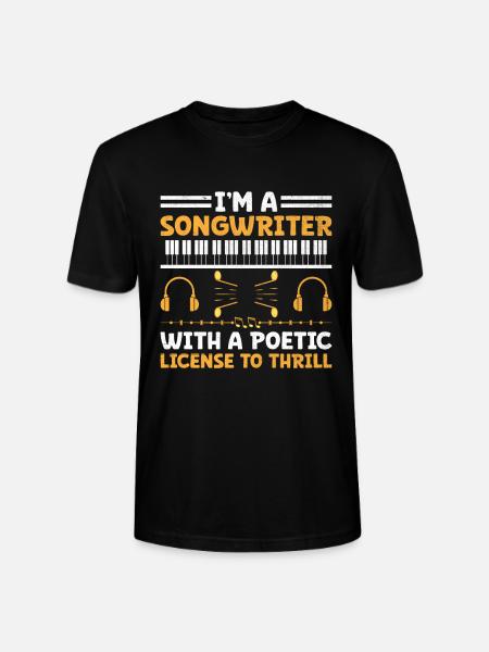 Musiker Sangskriver Sanger Musiker Musik Musik Pr - Stanley Stella CRAFTER unisex økologisk-T-shirt - sort