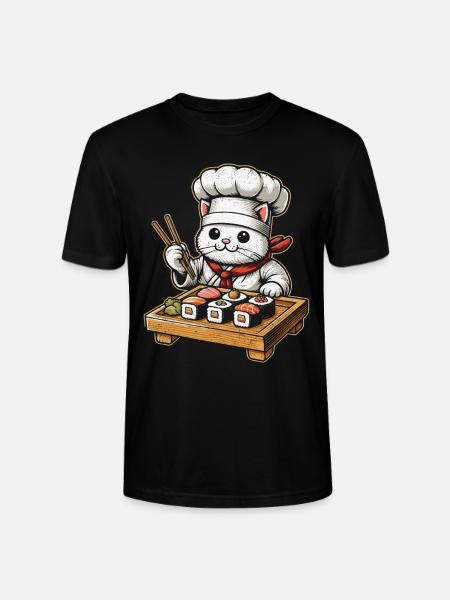 Sushi - T-shirt bio CRAFTER Stanley Stella Unisexe - noir