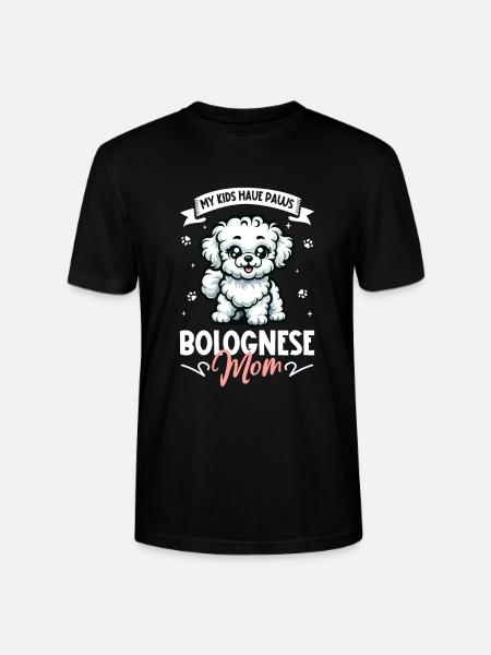 Bolognese mom - Stanley/Stella CRAFTER Unisex Organic T-Shirt - black